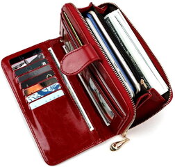 Naisten lompakko C33, punainen hinta ja tiedot | Naisten lompakot | hobbyhall.fi