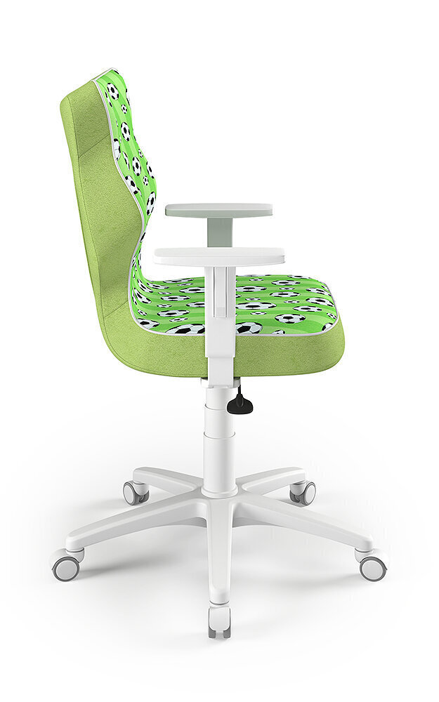 Ergonominen lastentuoli Entelo Good Chair Duo ST29, valkoinen/vihreä hinta ja tiedot | Toimistotuolit | hobbyhall.fi