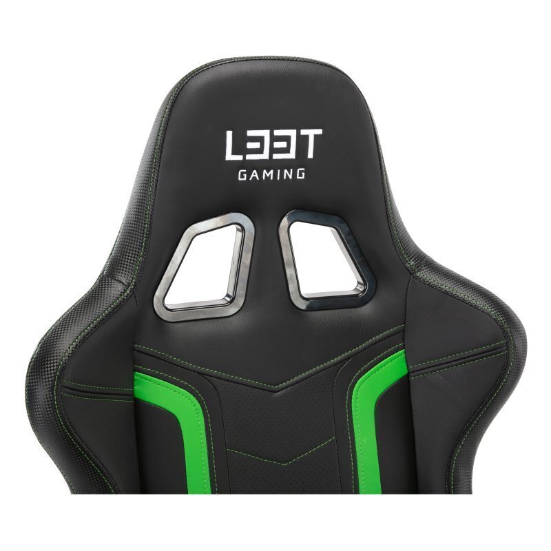 L33T Gaming Energy -pelituoli, vihreä hinta ja tiedot | Toimistotuolit | hobbyhall.fi