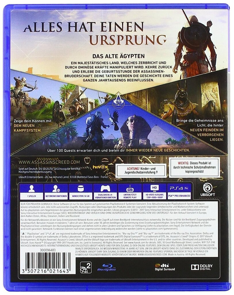 Assassin's Creed Origins - [PlayStation 4] hinta ja tiedot | Tietokone- ja konsolipelit | hobbyhall.fi