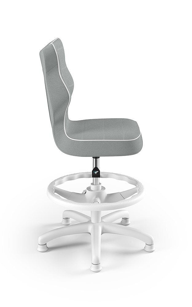 Ergonominen lastentuoli Entelo Petit White JS03 jalkatuella, harmaa. hinta ja tiedot | Toimistotuolit | hobbyhall.fi