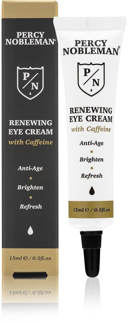 Percy Nobleman Renewing Eye Cream Uudistava silmänympärysvoide kofeiinilla, 15 ml hinta ja tiedot | Silmänympärysvoiteet ja seerumit | hobbyhall.fi