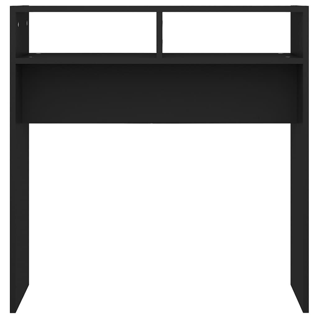 vidaXL Konsolipöytä musta 78x30x80 cm lastulevy hinta ja tiedot | Sohvapöydät | hobbyhall.fi