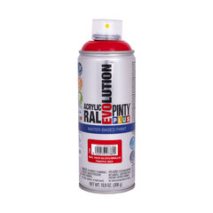 Vesiohenteinen aerosoli akryylimaali punainen RAL 3020 PintyPlus Evolution 400ml hinta ja tiedot | Maalit | hobbyhall.fi