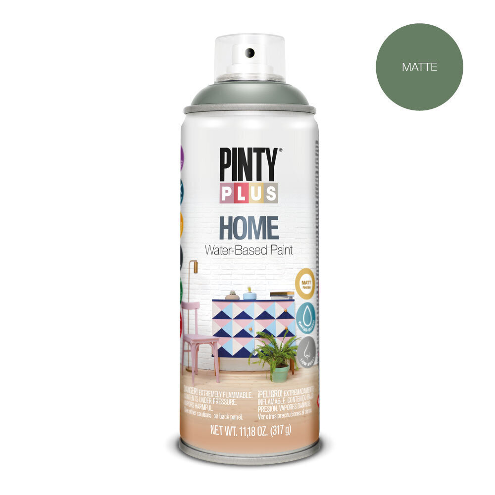 Vesiohenteinen aerosolimaali matta Green Wood HOME PintyPlus 400ml hinta ja tiedot | Maalit | hobbyhall.fi