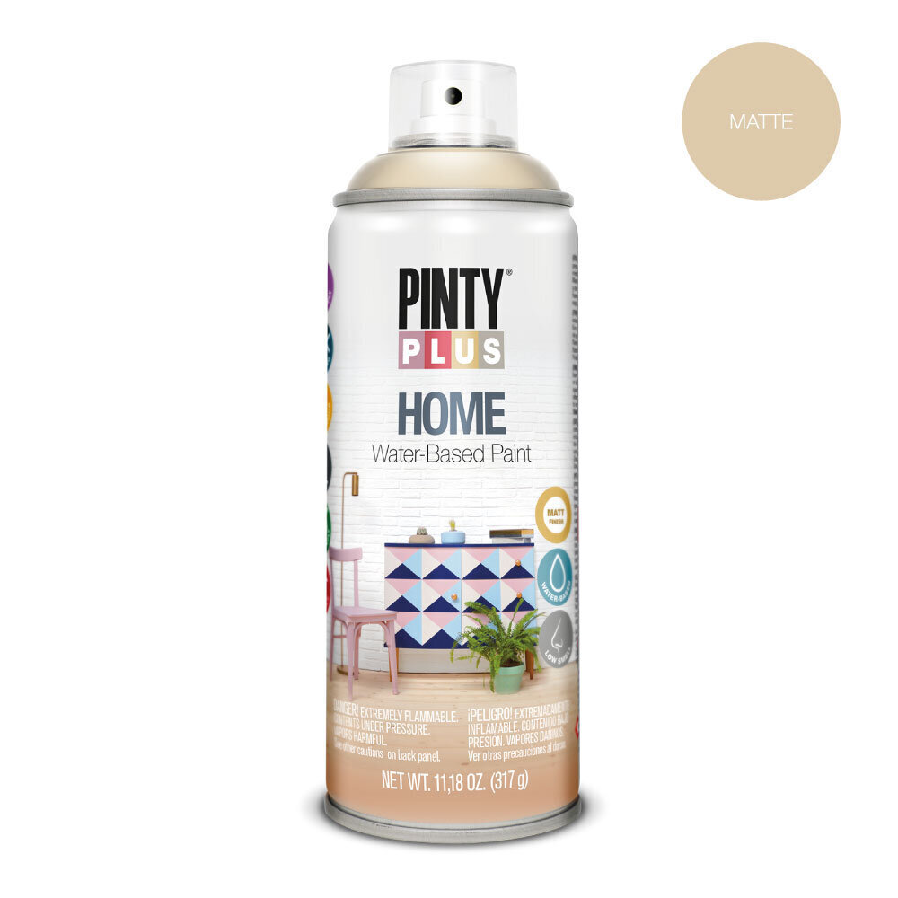 Vesiohenteinen aerosolimaali matta Sand Home PintyPlus 400 ml hinta ja tiedot | Maalit | hobbyhall.fi