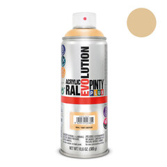 Aerosoli akryylimaali beige RAL 1001 PintyPlus Evolution 400ml hinta ja tiedot | Maalit | hobbyhall.fi