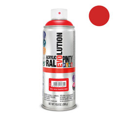 Aerosoliakryyliväri Punainen RAL 3020 PintyPlus Evolution 400ml hinta ja tiedot | Maalit | hobbyhall.fi