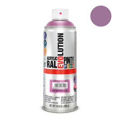 Aerosoliakryylimaali Violetti RAL 4001 PINTYPLUS Evolution 400ml hinta ja tiedot | Maalit | hobbyhall.fi