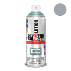 Aerosoli akryylimaali harmaa RAL 7001 PintyPlus Evolution 400ml hinta ja tiedot | Maalit | hobbyhall.fi