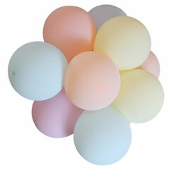Värilliset ilmapallot Mix Pastel, 70 kpl hinta ja tiedot | Ilmapallot | hobbyhall.fi