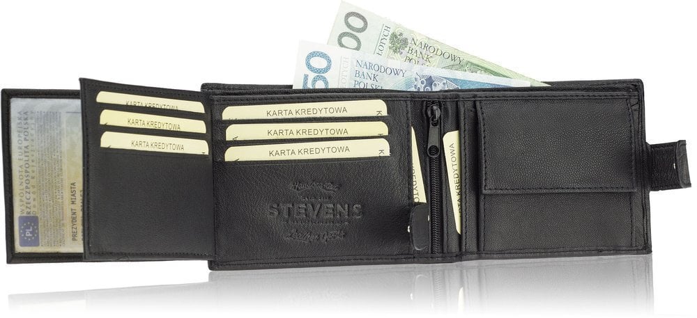 Miesten nahkainen lompakko Stevens hinta ja tiedot | Miesten lompakot | hobbyhall.fi