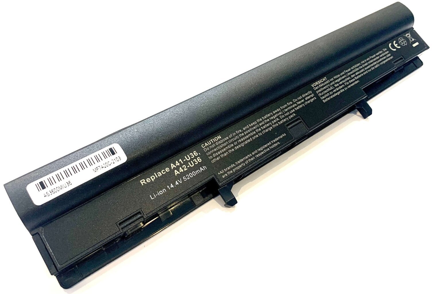 Asus akku A41-U36 5200 mAh hinta ja tiedot | Kannettavien tietokoneiden akut | hobbyhall.fi