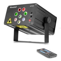 BeamZ Acrux Quatro R/G Party Laser System hinta ja tiedot | Juhlakoristeet | hobbyhall.fi