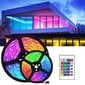 RGB LED Tape 5m virtalähteellä ja kaukosäätimellä hinta ja tiedot | LED-valonauhat | hobbyhall.fi