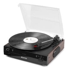 Fenton RP102B levysoitin BT musta/puu hinta ja tiedot | Vinyylilevysoittimet ja gramofonit | hobbyhall.fi