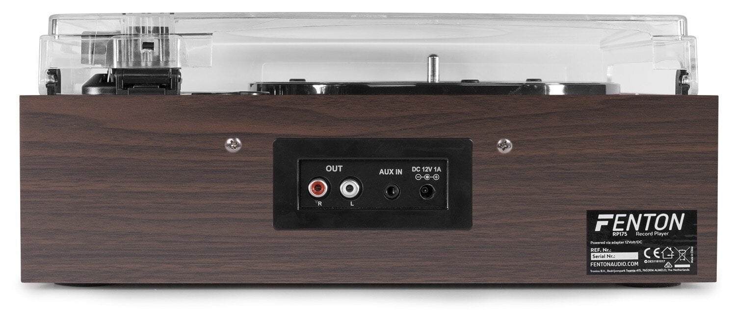 Fenton RP175DW levysoitin BT Darkwood USB hinta ja tiedot | Vinyylilevysoittimet ja gramofonit | hobbyhall.fi