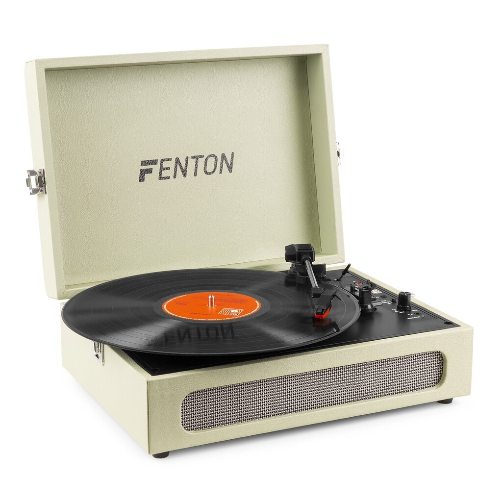 Fenton RP115G Creme levysoitin hinta ja tiedot | Vinyylilevysoittimet ja gramofonit | hobbyhall.fi