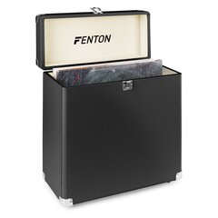 Fenton RC30 vinyylilevykotelo, musta hinta ja tiedot | Vinyylilevysoittimet ja gramofonit | hobbyhall.fi