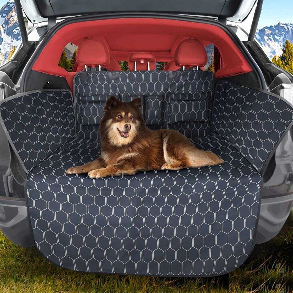 Auton suojapeite taskuilla ja matkakulholla, GD120A hinta ja tiedot | Koiran matkatarvikkeet | hobbyhall.fi