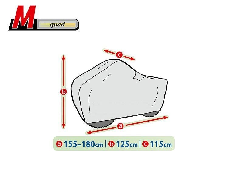 ATV moottoripyörän suojus M Kegel-Blazusiak 5-4192-248-3020 hinta ja tiedot | Moottoripyörien lisätarvikkeet | hobbyhall.fi