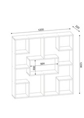 Hylly Kalune Design Optimist, valkoinen hinta ja tiedot | Hyllyt | hobbyhall.fi