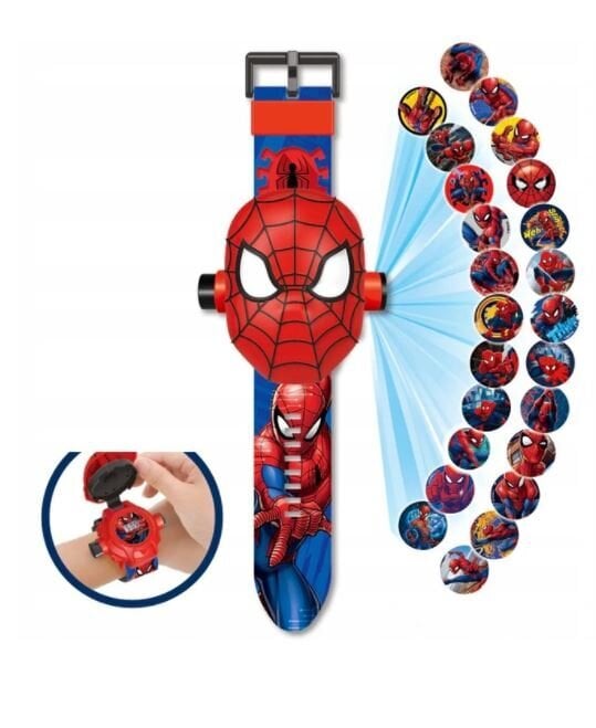 Kello projektorilla Spider-Man hinta ja tiedot | Lasten asusteet | hobbyhall.fi