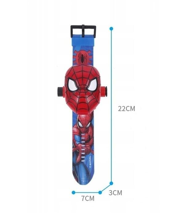 Kello projektorilla Spider-Man hinta ja tiedot | Lasten asusteet | hobbyhall.fi