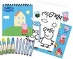 Taidesarja Peppa Pig (Pipsa Possu), 100 kpl. hinta ja tiedot | Taide- ja askartelutarvikkeet | hobbyhall.fi