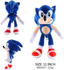 Pehmo Sonic, 28 cm hinta ja tiedot | Pehmolelut | hobbyhall.fi