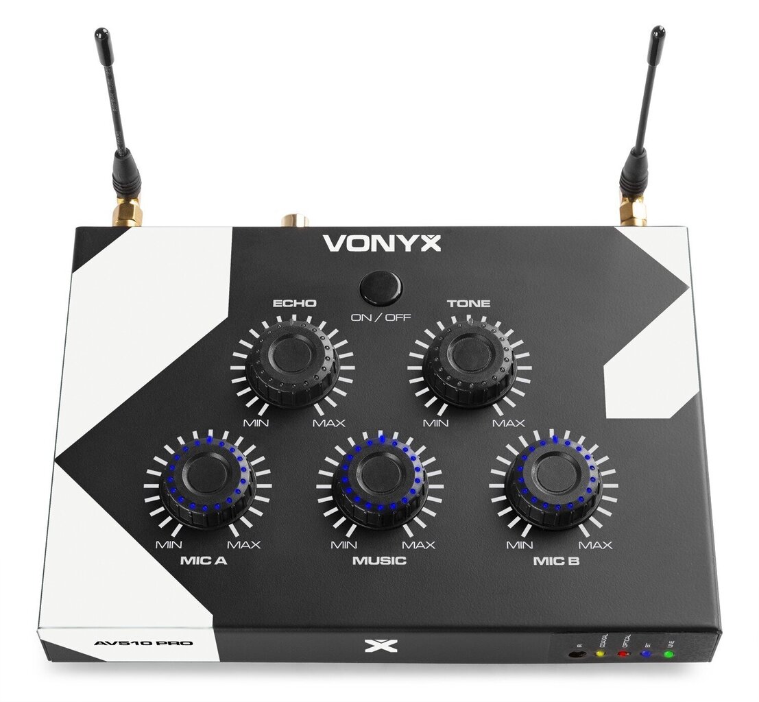 Vonyx Karaoke-mikrofoniohjain AV510 Pro hinta ja tiedot | Mikrofonit | hobbyhall.fi