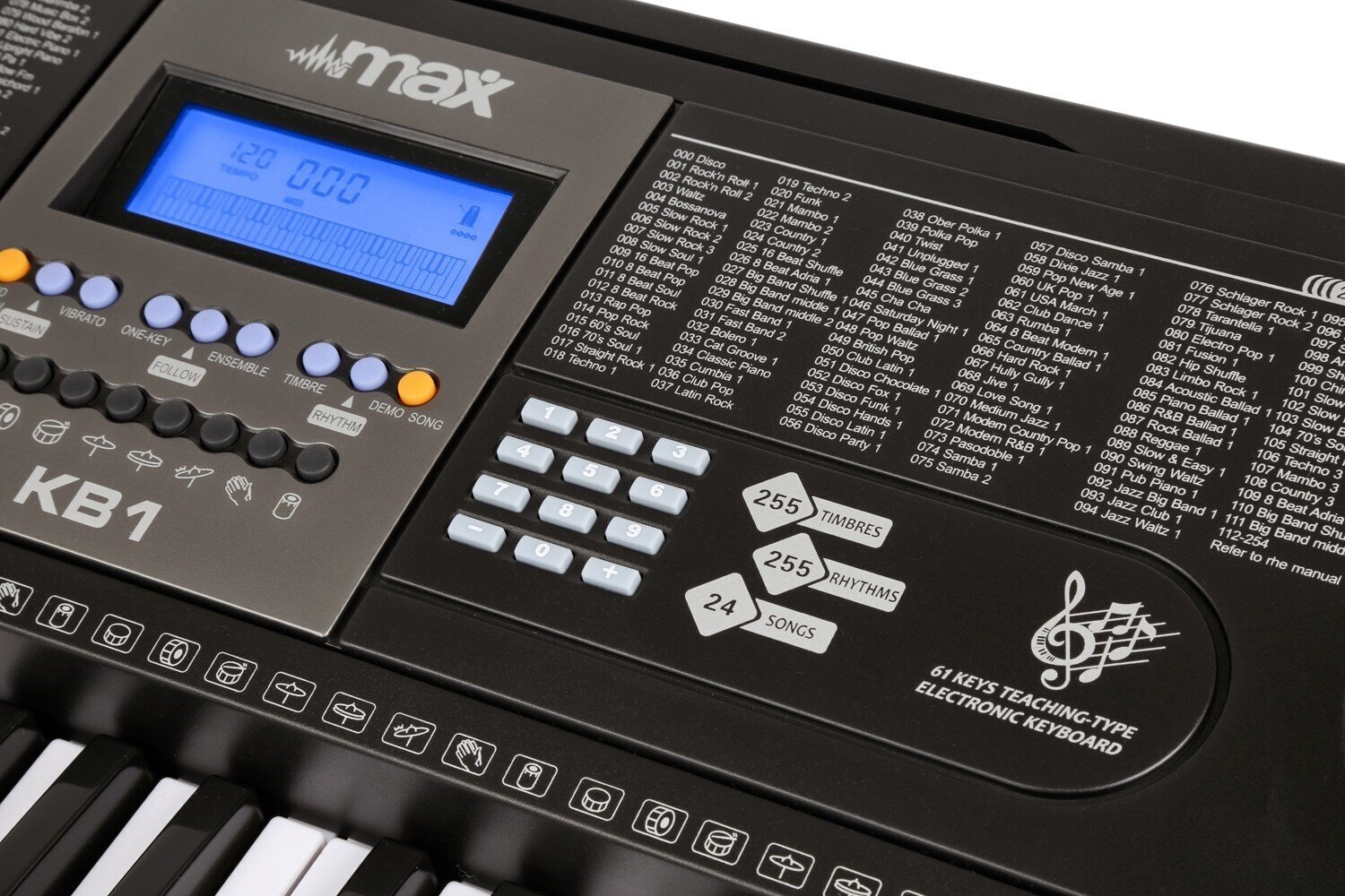 MAX KB1 61 syntetisaattori hinta ja tiedot | Kosketinsoittimet | hobbyhall.fi