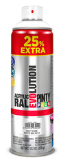 Aerosoli akryylimaali valkoinen matta RAL 9010 PintyPlus Evolution 500ml hinta ja tiedot | Maalit | hobbyhall.fi