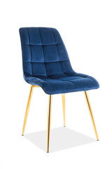Signal Meble Chic, vihreä/mustan värinen 4 tuolin setti hinta ja tiedot | Ruokapöydän tuolit | hobbyhall.fi