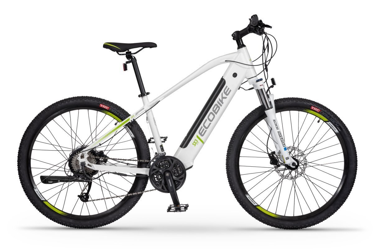 Ecobike SX3 17,5 Ah LG -sähköpyörä, valkoinen hinta ja tiedot | Sähköpyörät | hobbyhall.fi