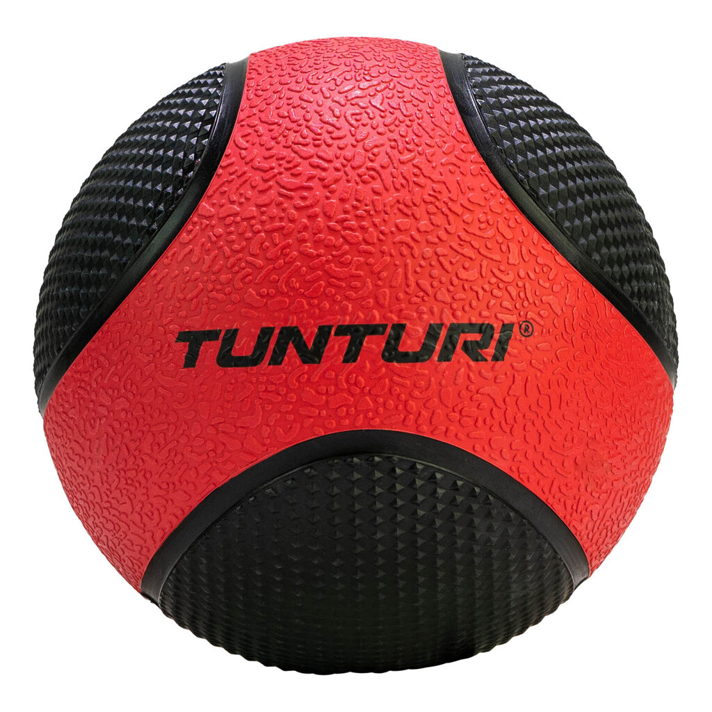 Voimaharjoittelupallo Tunturi Medicine Ball 3kg, punainen / musta hinta ja tiedot | Treenipallot | hobbyhall.fi