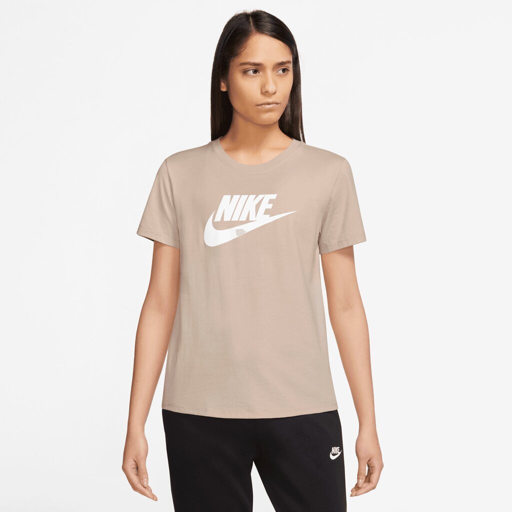 Nike naisten t-paita NSW TEE ESSNTL ICN FTRA luonnonvalkoinen hinta ja tiedot | Naisten T-paidat | hobbyhall.fi