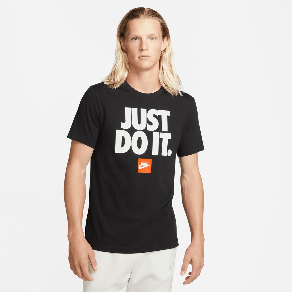 Nike miesten T-paita FRAN JDI VERBIAGE, musta hinta ja tiedot | Miesten T-paidat | hobbyhall.fi