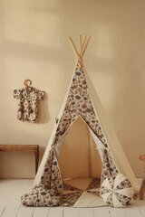 Teepee-teltta Moi Mili, pellava, värikäs kuviointi hinta ja tiedot | Moi Mili Ulkoilu | hobbyhall.fi