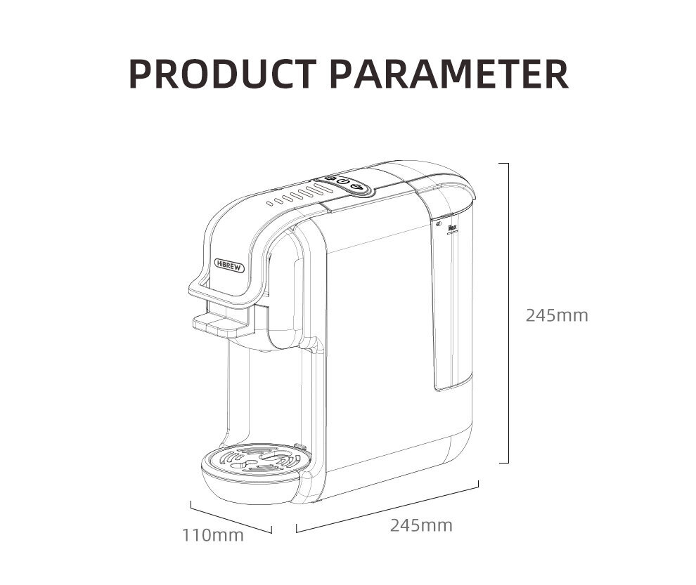 Hibrew 5-in-1 H2B hinta ja tiedot | Kahvinkeittimet ja kahvikoneet | hobbyhall.fi