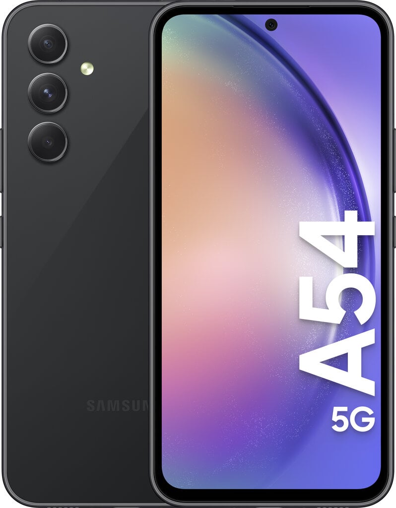 Samsung Galaxy A54 5G 8/128GB Black SM-A546BZKCEUB hinta ja tiedot | Matkapuhelimet | hobbyhall.fi