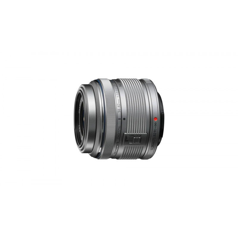 OLYMPUS M.ZUIKO Digital 14-42mm F3.5-5.6 II R (hopea) hinta ja tiedot | Objektiivit | hobbyhall.fi