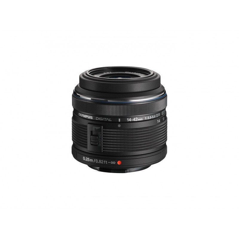 OLYMPUS M.ZUIKO Digital 14-42mm F3.5-5.6 II R (musta) hinta ja tiedot | Objektiivit | hobbyhall.fi