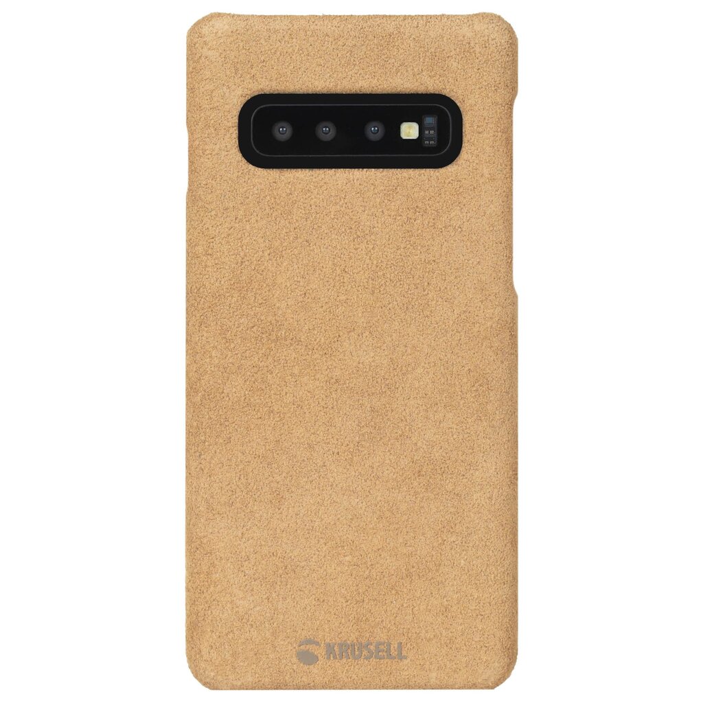 Krusell Broby Cover suojakuori Samsung Galaxy S10:lle, ruskea hinta ja tiedot | Puhelimen kuoret ja kotelot | hobbyhall.fi