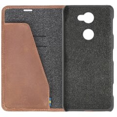 Krusell Sunne 2 Card Foliowallet Sony Xperia XA2, ruskea hinta ja tiedot | Puhelimen kuoret ja kotelot | hobbyhall.fi