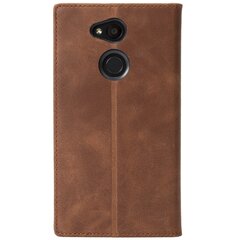 Krusell Sunne 2 Card Foliowallet Sony Xperia L2, ruskea hinta ja tiedot | Puhelimen kuoret ja kotelot | hobbyhall.fi