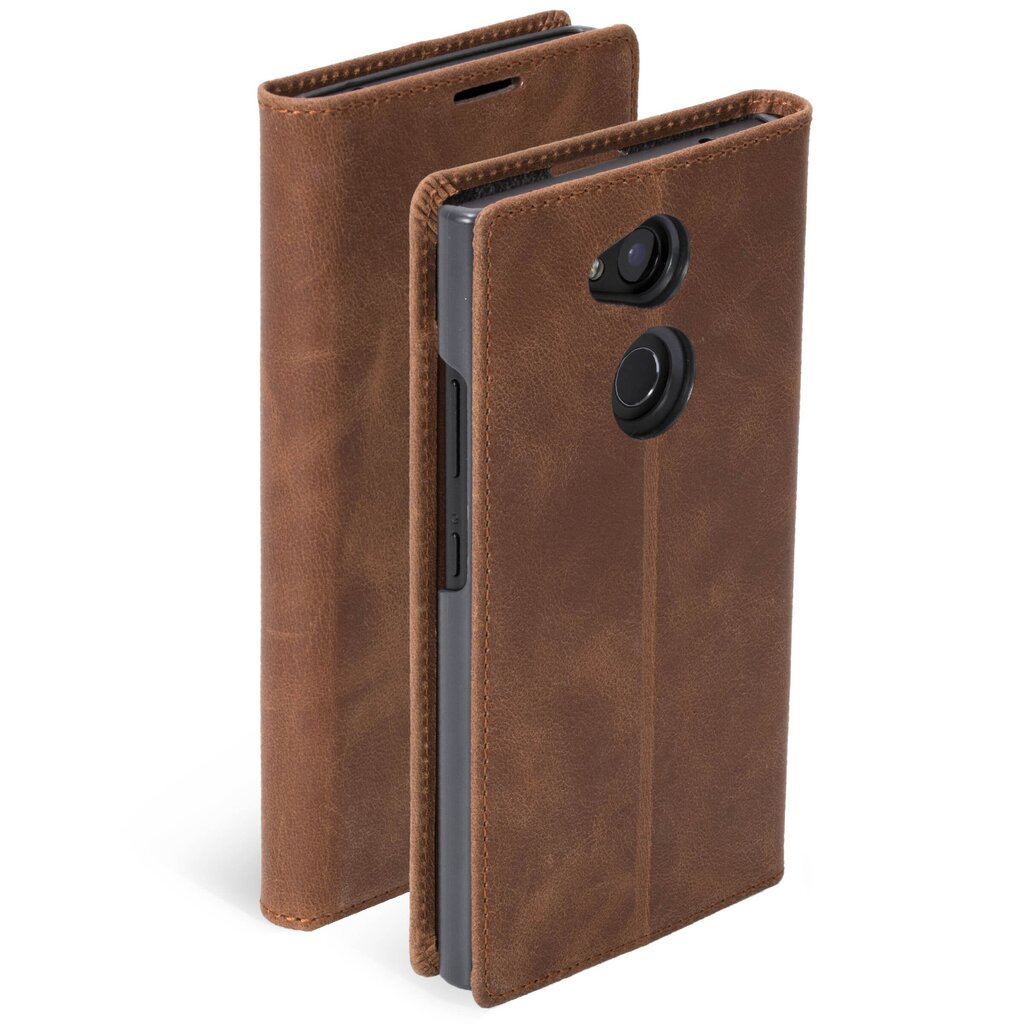 Krusell Sunne 2 Card Foliowallet Sony Xperia L2, ruskea hinta ja tiedot | Puhelimen kuoret ja kotelot | hobbyhall.fi