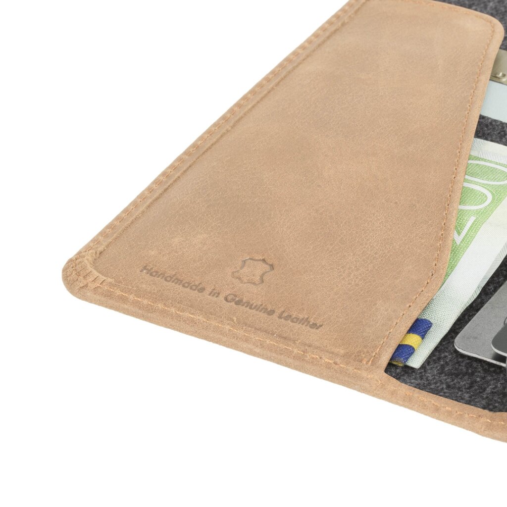 Krusell Sunne 4 Card FolioWallet Apple iPhone XR:lle, ruskea hinta ja tiedot | Puhelimen kuoret ja kotelot | hobbyhall.fi