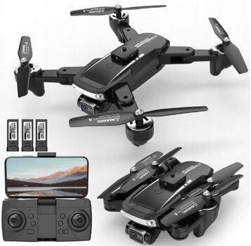 Drone STONE RC PRO kahdella korkealaatuisella kameralla ja kolmella akulla, 300 m, 2500 mAh hinta ja tiedot | Dronet | hobbyhall.fi