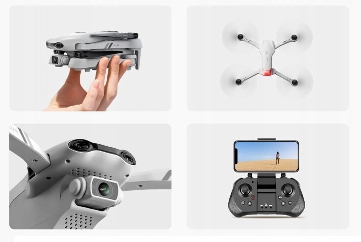 Drone F10, 2000 metriä ohjaa 4K WIFI -etäisyyttä kahdella kameralla ja kolmella akulla hinta ja tiedot | Dronet | hobbyhall.fi